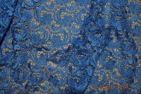 Guipure Lace, 120 cm wide, royal blue, code: GU202