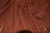 S2030 Silk georgette, 114 cms,  Chocolate