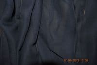 S2030 Silk georgette, 114 cms,  Dark Navy