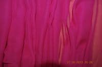 S2030 Silk georgette, 114 cms,  Fuchsia