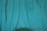 S2030 Silk georgette, 114 cms,  Turquoise