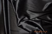S2035 Silk Stretch Satin, 110 cm, 19 momme, Black