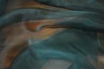 S3010 Silk organza, 140 cm, bottle green