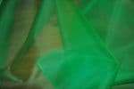 S3010 Silk organza, 140 cm, emerald green
