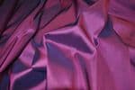 S4510 silk taffeta, 140 cm, fuchsia/black (two tones)