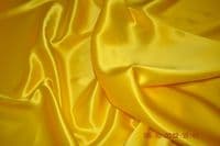 S5010 Silk crepe back satin, 114 cms,  19 mm,  Bright Yellow