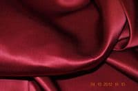 S5010 Silk crepe back satin, 114 cms,  19 mm, Burgundy