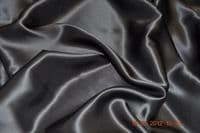 S5010 Silk crepe back satin, 140 cms, 19 mm, Dark Grey