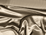 S5020 Heavy silk crepe back satin, 114 cm, sand, sold by the meter