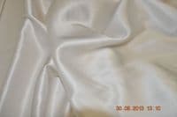 S5025 Silk Double Faced Satin, 140 cm, Ivory
