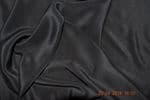 S6010 Silk Crepe De Chine, 114 cm, black