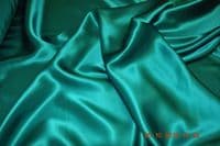 Silk crepe satin, 114 cms,  19 mm, Jade Green