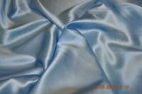 Silk crepe satin, 114 cms, 81.7 gsm Lake Blue