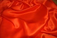 Silk crepe satin, 114 cms, 81.7 gsm Orange