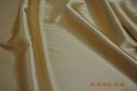 Silk crepe satin, 114 cms, 81.7 gsm Pale Gold