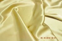 Silk crepe satin, 114 cms, 81.7 gsm Pale Yellow