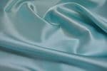 Silk crepe satin, 114 cms, 81.7 gsm Tiffany Blue