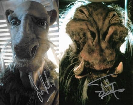 "STAR WARS" TIM DRY and SEAN CRAWFORD 10" x 8" Genuine Signed Autograph 11452 COA