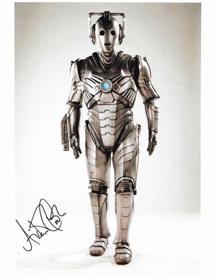 AIDAN COOK DOCTOR WHO Cyberman10x8 Genuine Signed Autograph COA 12059