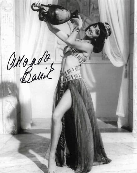 Amanda Barrie CARRY ON star genuine signed autograph 10" by 8" COA 11901