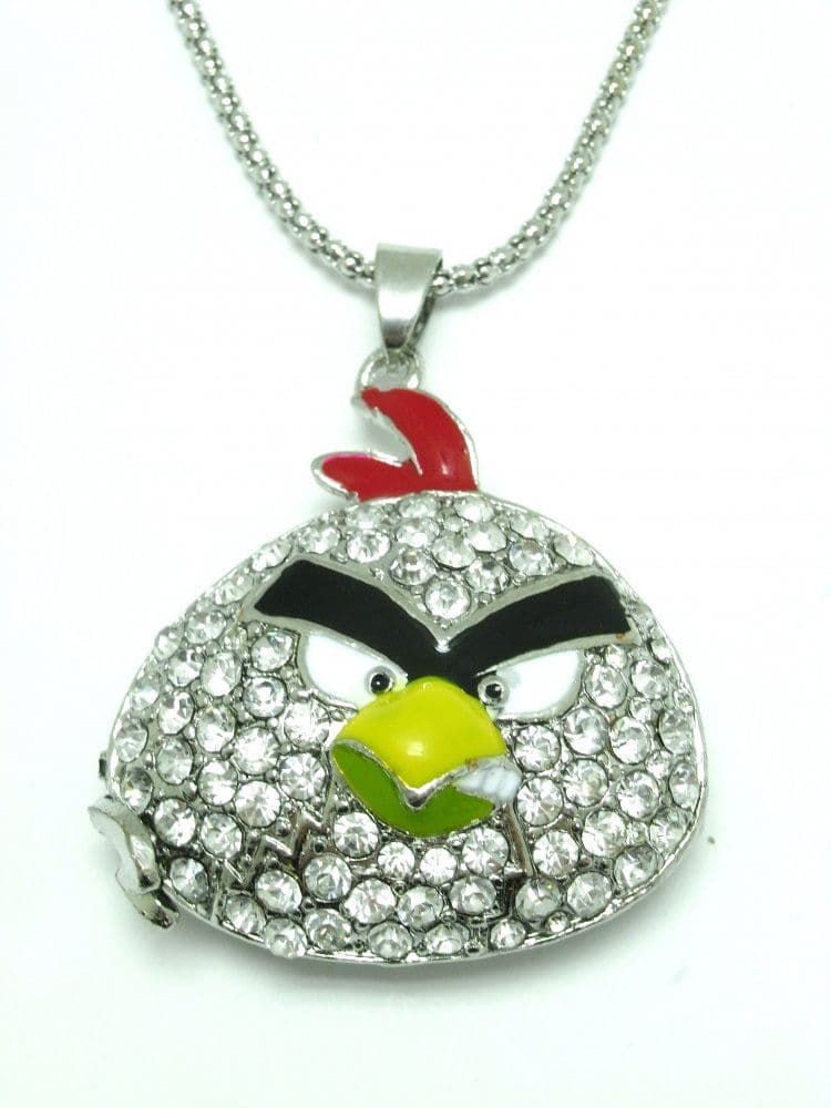 Angry Bird Crystal Necklace