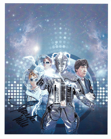 ANNEKE WILLS "Polly" DOCTOR WHO 10" x 8" Genuine Signed Autograph COA 22973