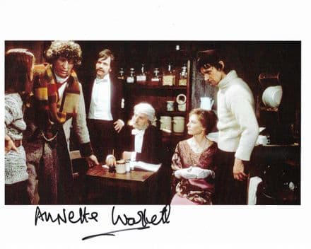 Annette Woollett DR WHO "Fang Rock" genuine signed autograph 8x10 COA 12284