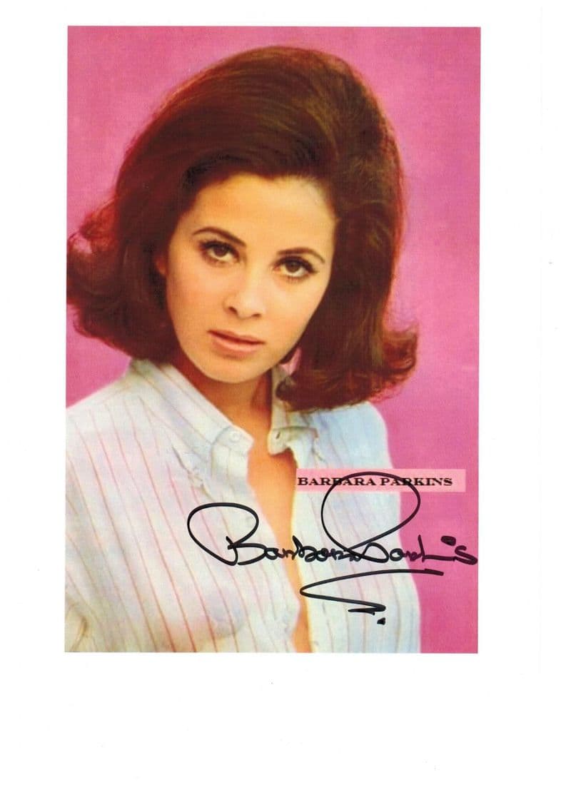 Barbara Parkins,ACTRESS Genuine Signed Autograph 10X8 COA 6559