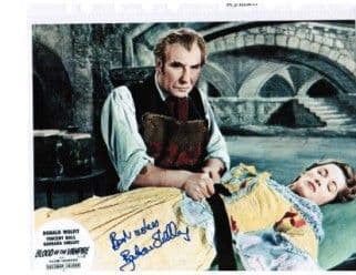 Barbara Shelley Blood of the Vampire HAMMER HORROR Genuine Signed Autograph 10 x 8 COA 2192