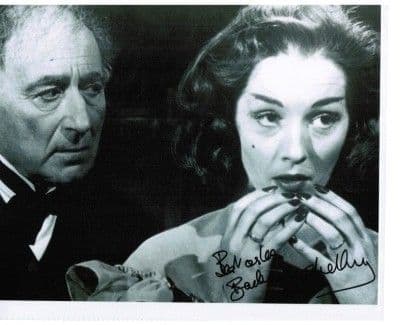 Barbara Shelley "Cat Girl" HAMMER HORROR Genuine Signed Autograph 10 x 8 COA 2265