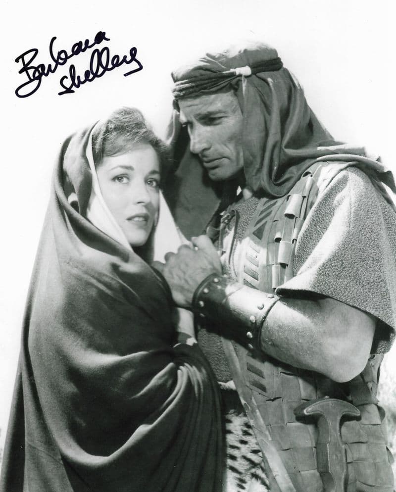 Barbara Shelley  HAMMER HORROR Genuine Signed Autograph 10 x 8 COA 11353