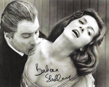 Barbara Shelley HAMMER HORROR Genuine Signed Autograph 10 x 8 COA 11356