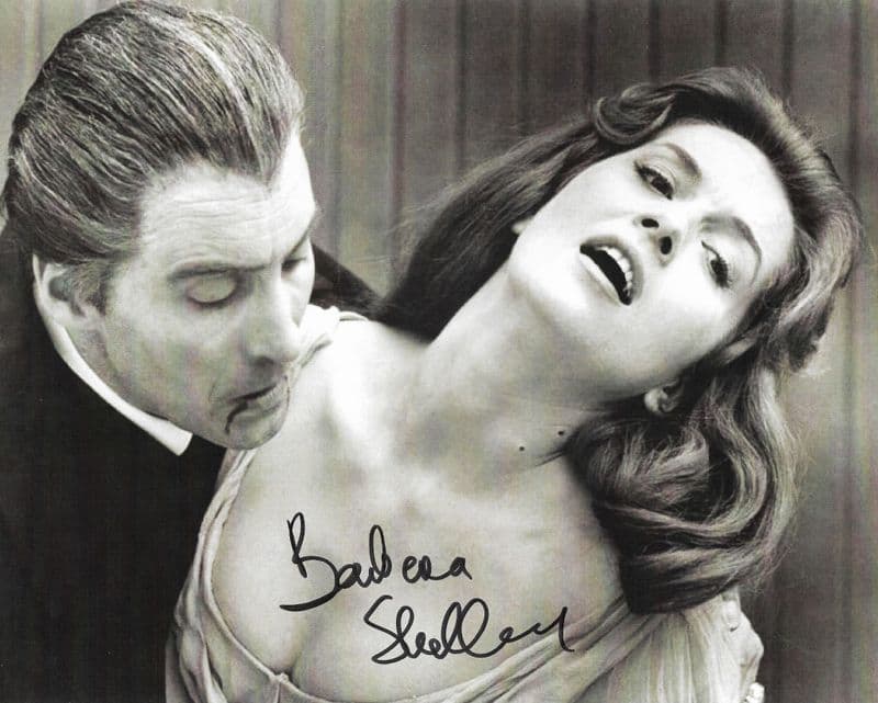 Barbara Shelley HAMMER HORROR Genuine Signed Autograph 10 x 8 COA 11356