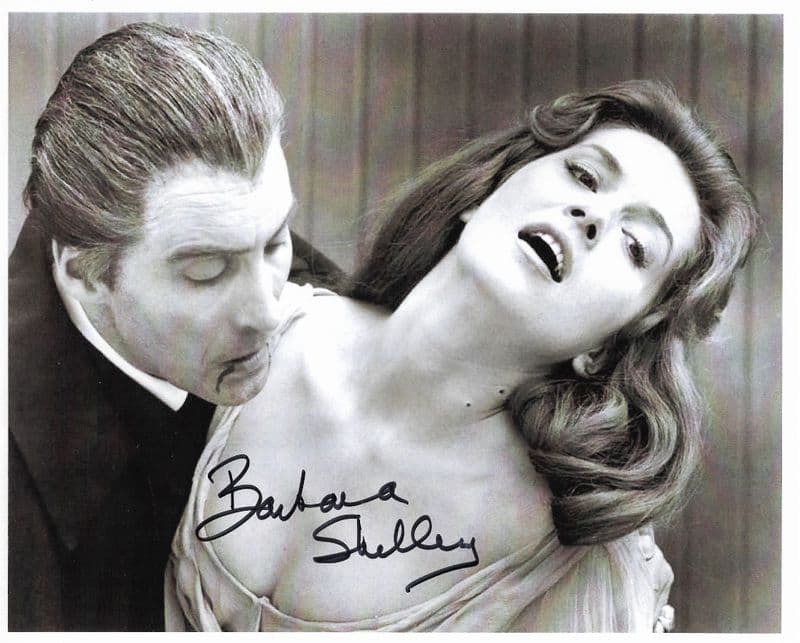 Barbara Shelley HAMMER HORROR Genuine Signed Autograph 10 x 8 COA 11357