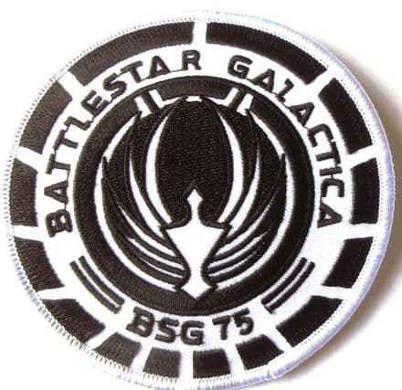 Battlestar Galactica BSG 75 Embroidered Iron On Appliques Patch COA