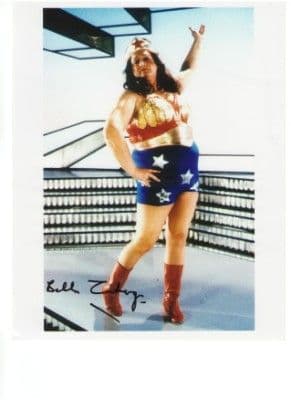Bella Emberg BLUNDERWOMEN - WONDERWOMEN Genuine Signed Autograph 10 x 8 COA 140