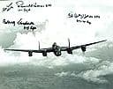 Benny Goodman, Ron Green, Ronald Holmes & Johnny Johnson- WW2 Pilots GSA 10x8 COA 250