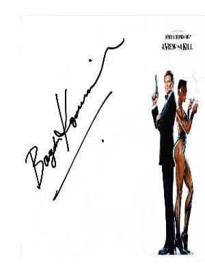 Bogdan Kominowski JAMES BOND 007: View to a Kill) genuine signed autograph COA