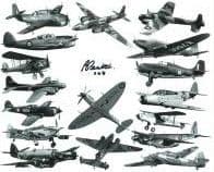 Brian Beattie (WW2 Pilot) - Genuine Signed Autograph 10X8 COA 6056