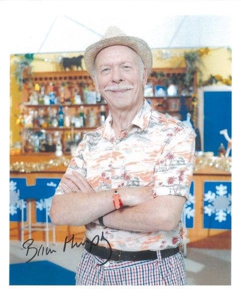 Brian Murphy GEORGE AND MILDRED Genuine signed Autograph 10 by 8 COA 8463