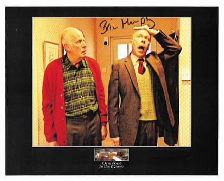 Brian Murphy GEORGE & MILDRED Genuine signed Autograph 10x8 COA 114289