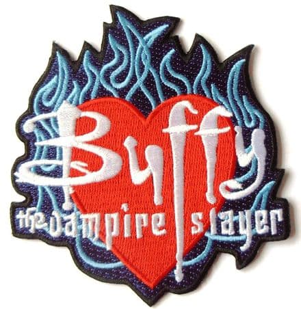 Buffy The Vampire Slayer Embroidered Flames Logo PATCH