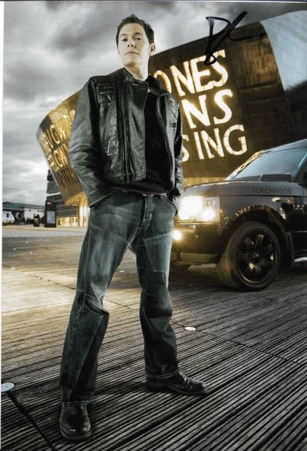 Burn Gorman "Dr Owen Harper TORCHWOOD genuine signed autograph COA 12X8- 114276