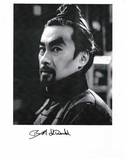 Burt Kwouk Bond, Hammer Horror Dr Who Genuine Signed Autograph 10 x 8 COA 22920