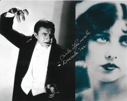 Carla Laemmle "Dracula 1931" Genuine signed Autograph COA 8" x 10" V-Rare 22685
