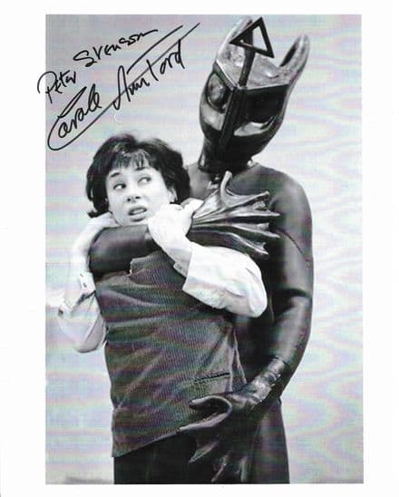 Carole Ann Ford & Peter Stenson DOCTOR WHO 10x8 Genuine Signed Autograph COA 22302