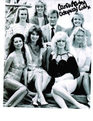 Carole Ashby from JAMES BOND 007 Films Octopussy & A View To A Kill signed autograph COA