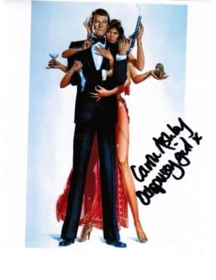Carole Ashby "JAMES BOND 007" Octopussy Genuine signed autographs COA