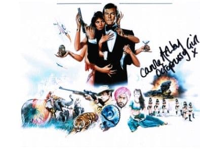 Carole Ashby "JAMES BOND 007" Octopussy Genuine signed autographs COA