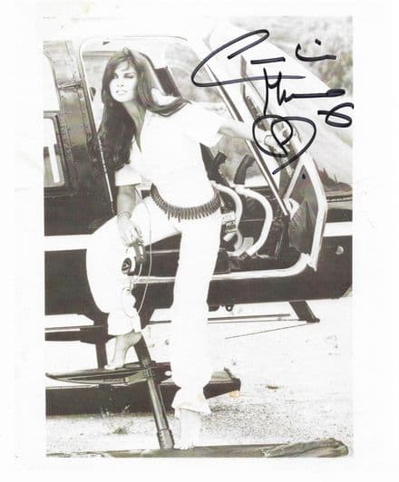 Caroline Munro "BOND 007 " Star Genuine Signed 8" by 10" COA 22718